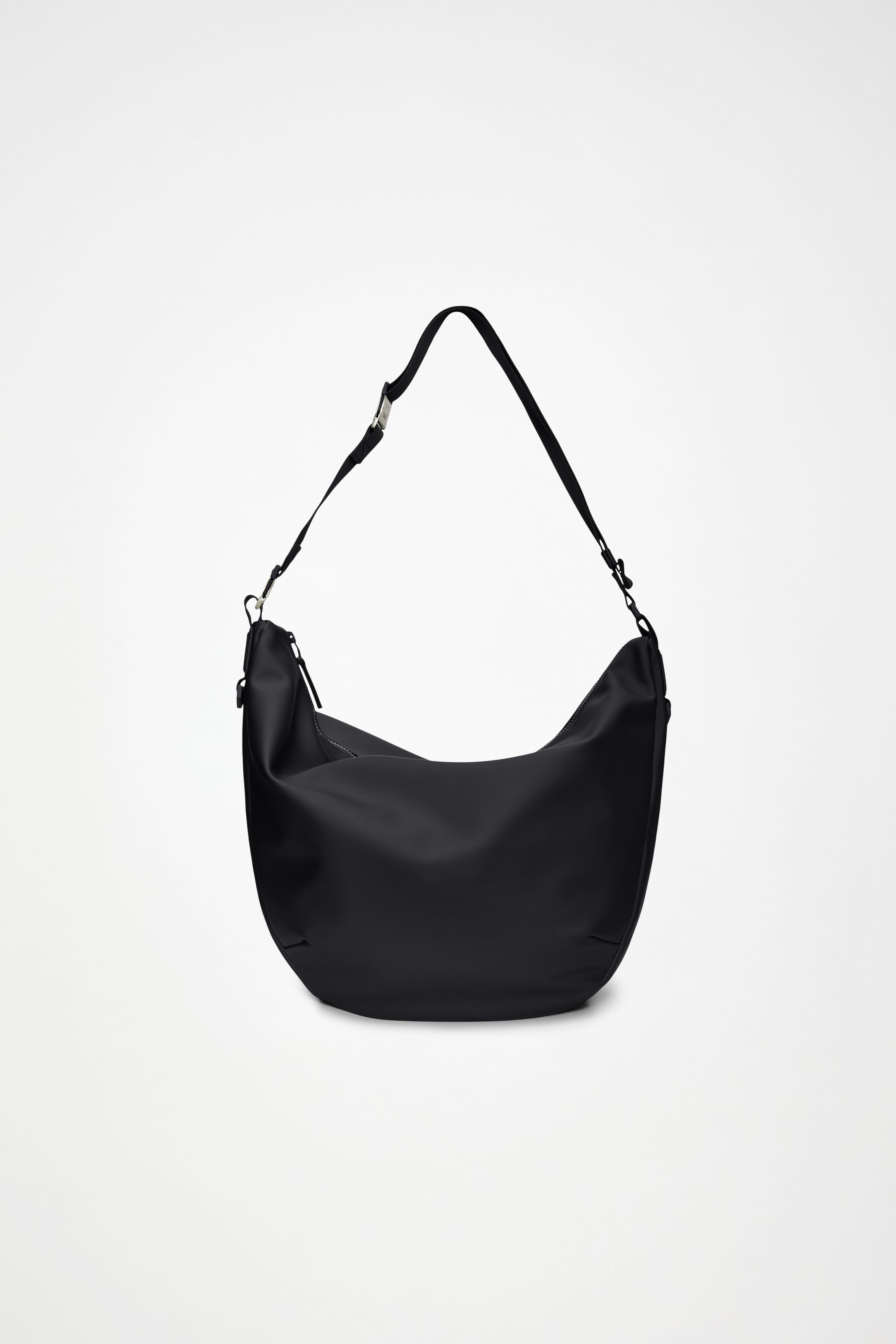 RAINS Valera Shoulder Bag Large Black 22L H40 x D13 x W54 cm Crossbody