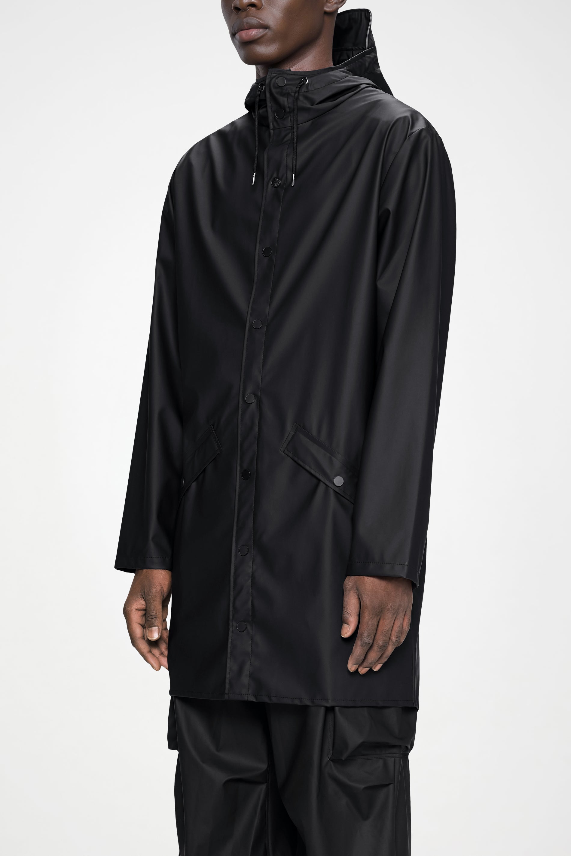 RAINS Long Jacket Black Jacket
